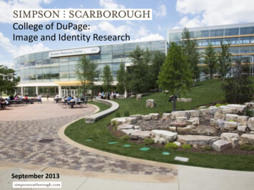 College Of DuPage: Image And Identity Research