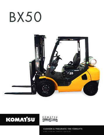 Cushion & Pneumatic Tire Forklifts
