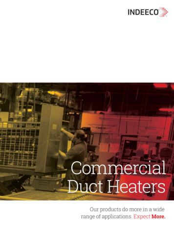 C10-20-5 Commercial Duct Heaters - Indeeco