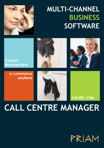 Contact E-commerce Solutions Full ERP/ CRM CALL CENTRE . - PRIAM Software