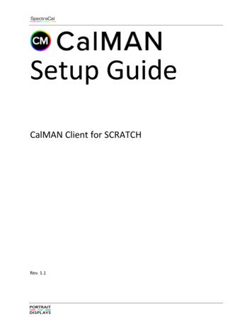 Setup Guide - Spectracal 