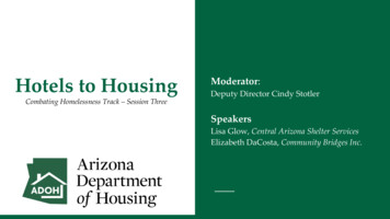 Hotels To Housing Moderator Speakers - Arizona