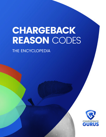 Chargeback Reason Codes