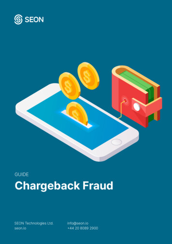 GUIDE Chargeback Fraud - SEON Technologies