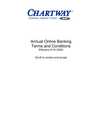 Chartway Online Banking Terms And Condition