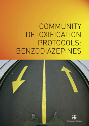 Community Detoxification Protocols: Benzodiazepines