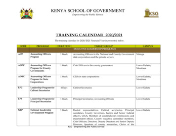 Kenya School Of Government