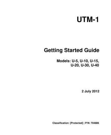 UTM-1 Getting Started Guide - Check Point Software
