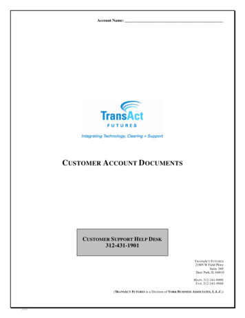 TransAct Customer Account Documents 60508