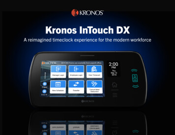 Kronos InTouch DX