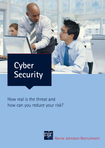Cyber Security - Norrie Johnston Recruitment Ltd.