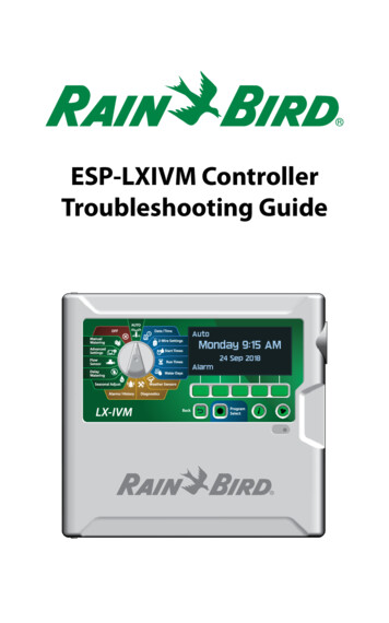 ESP-LXIVM Controller Troubleshooting Guide - Rain Bird