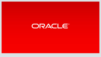 Oracle Mobile Platform Overview - Digicomp