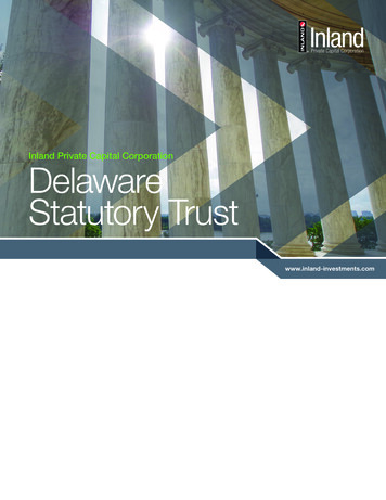 Delaware Statutory Trust - 1031 Exchange DST