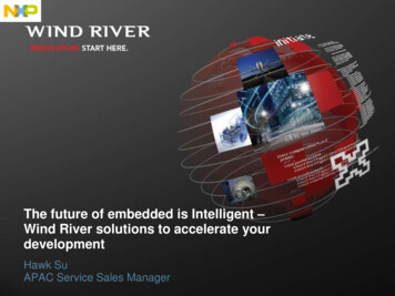 The Future Of Embedded Is Intelligent Wind River Solutions To . - NXP