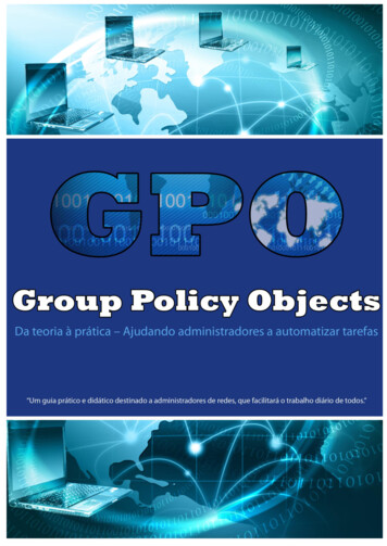 Group Policy Objects - Professor Ramos