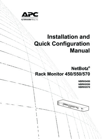 Installation And Quick Configuration Manual - CNET Content
