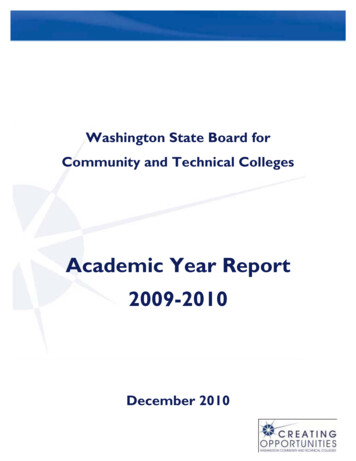 Washington State Board For Community And Technical Colleges - Ed