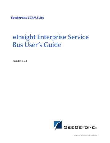 EInsight Enterprise Service Bus User's Guide - Oracle