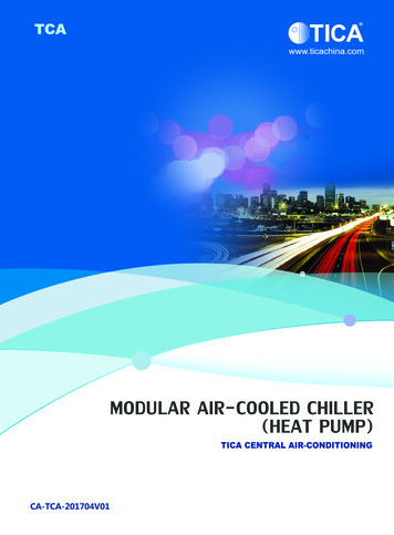 MODULAR AIR-COOLED CHILLER (HEAT PUMP) - Tica Argentina