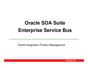 Oracle SOA Suite Enterprise Service Bus