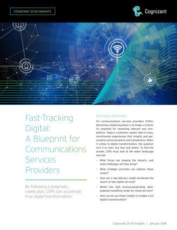 Fast-Tracking Digital: A Blueprint For Communications . - Cognizant