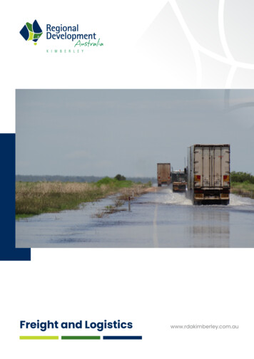 Freight And Logistics - RDA Kimberley