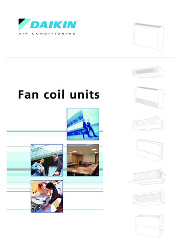 Fan Coil Units - Daikinmea 