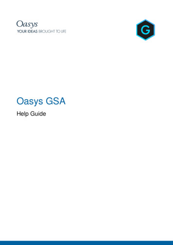 Oasys GSA