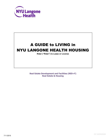 A Guide To Living In NYU Langone Health Housing