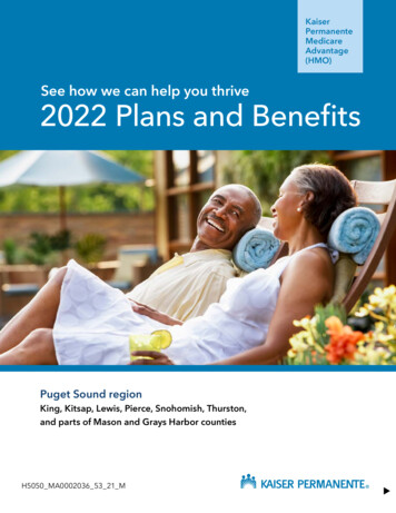 2022 Plans And Benefits - Wa-medicare.kpwashington 
