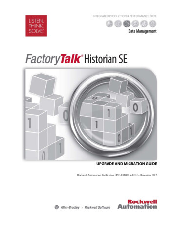 Upgrade And Migration Guide - Rockwell Automation