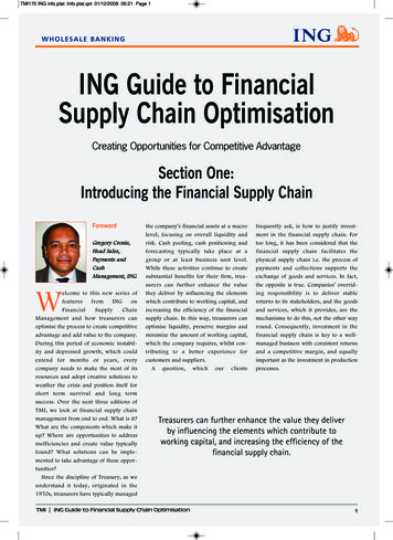 ING Guide To Financial Supply Chain Optimisation