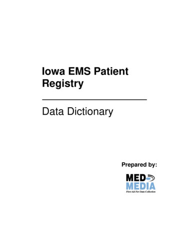 Iowa EMS Patient Registry
