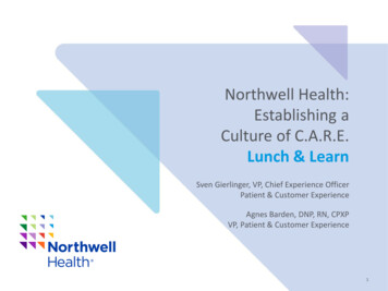 Northwell Health: Establishing A Culture Of C.A.R.E.
