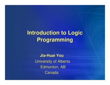 Introduction To Logic Programming