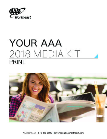 Your Aaa 2018 Media Kit