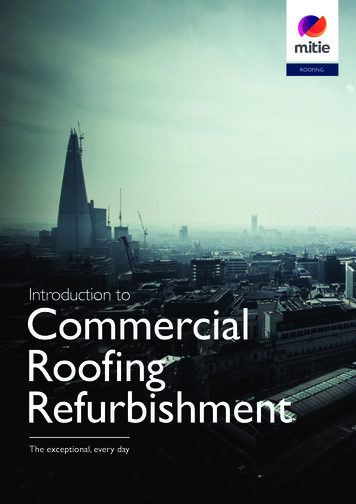 Commercial Roofing Refurbishment - Mitie