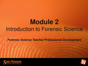 Module 2 - Forensic Science