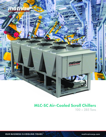 MLC-SC Air-Cooled Scroll Chillers - Motivair Cooling Solutions