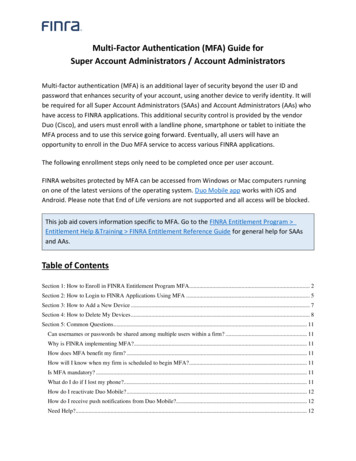 Multi-Factor Authentication (MFA) Guide For Super Account .