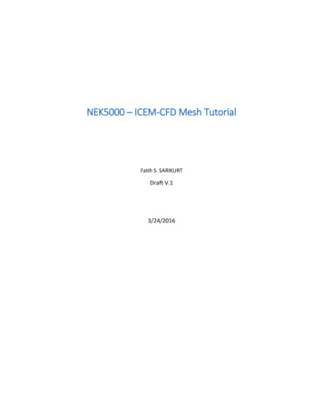 NEK5000 ICEM-CFD Mesh Tutorial