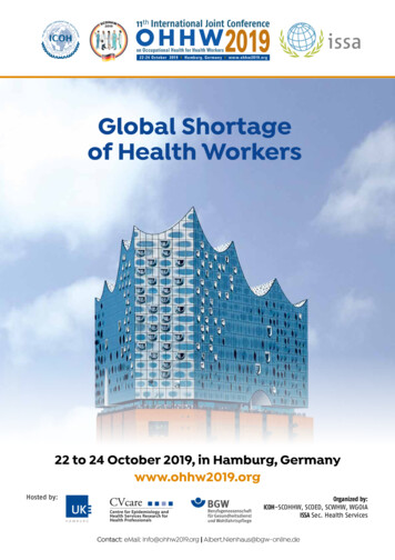Global Shortage Of Health Workers - OHHW 2019