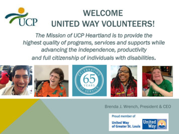 Welcome United Way Volunteers!