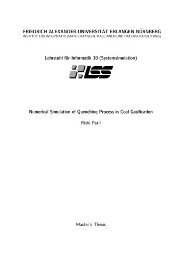 Lehrstuhl Fur Informatik 10 (Systemsimulation) - FAU