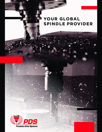 Your Global Spindle Provider - Pds