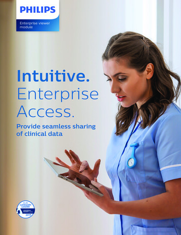 Intuitive. Enterprise Access. - Philips