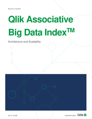 W H I T E P A P E R Qlik Associative Big Data IndexTM - BPX