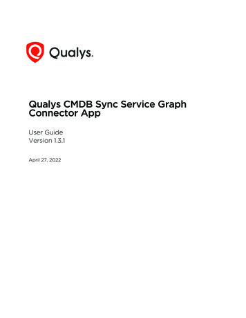 Qualys CMDB Sync Service Graph Connector App