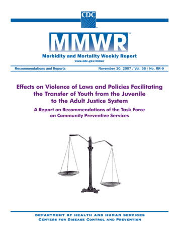 Effects On Violence Of Laws And Policies Facilitating The Transfer Of .